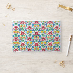 Floral Heart Folk Art Pattern HP Laptop Skin