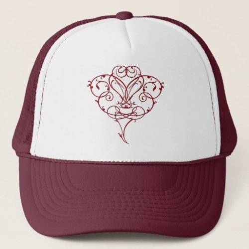 Floral Heart Hat