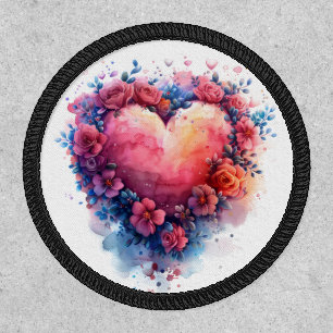 Floral Heart Patch
