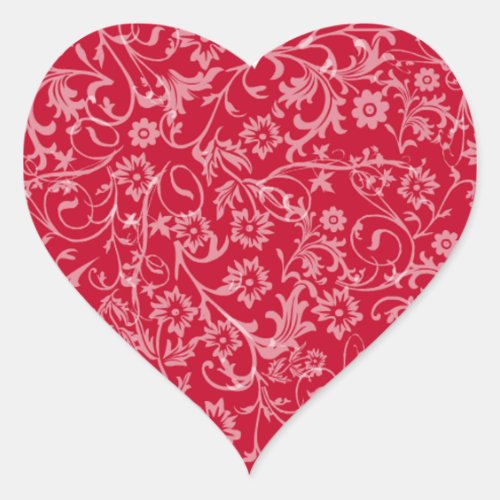 Floral Heart _ Sticker