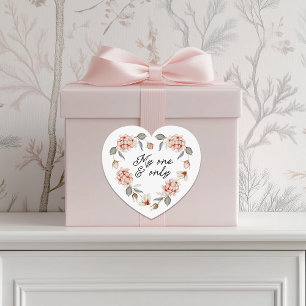 Floral Heart Valentine’s Day Sticker