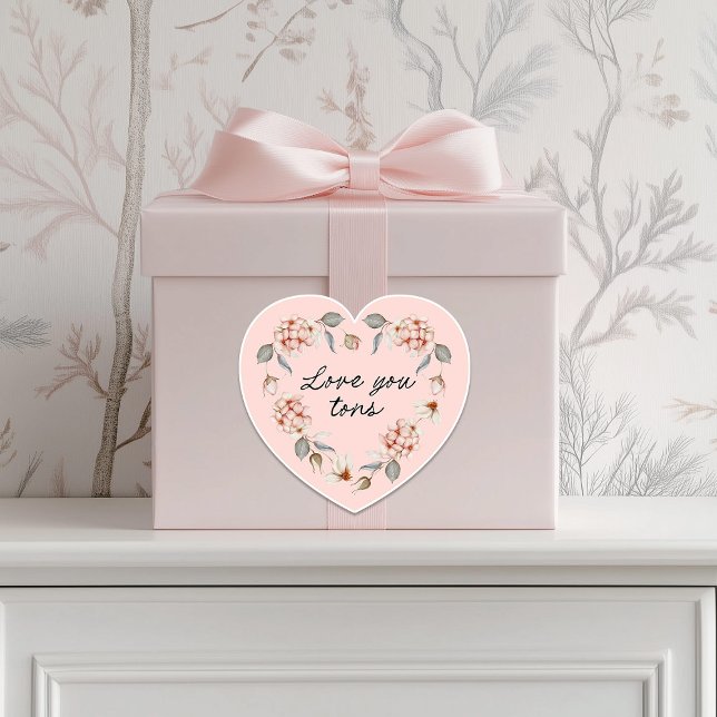 Floral Heart Valentine’s Day Sticker (Creator Uploaded)