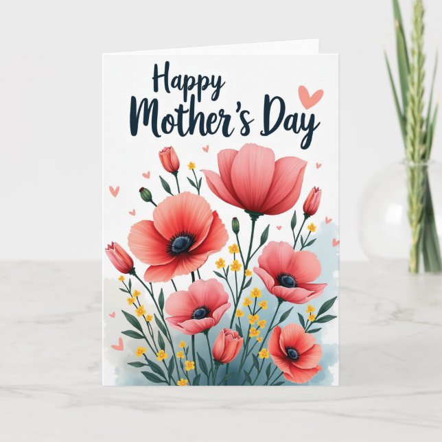 Floral Heartfelt Message Card (Front)