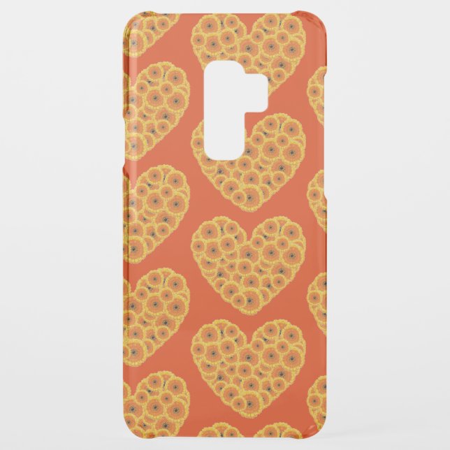 Floral Hearts Uncommon Samsung Galaxy Case (Back)