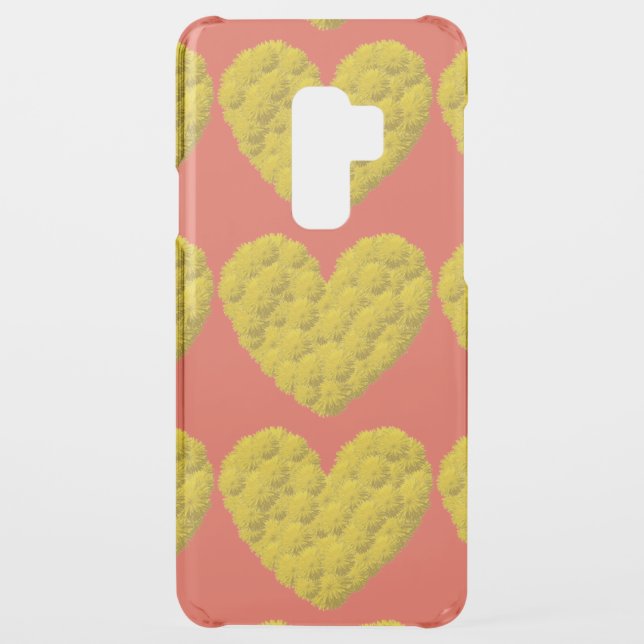 Floral Hearts Uncommon Samsung Galaxy Case (Back)
