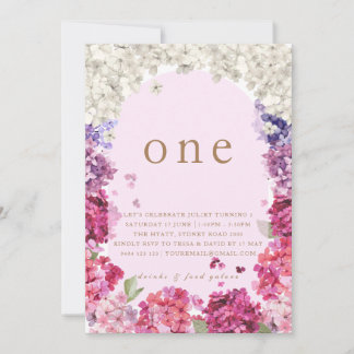 Floral Heaven Birthday Invitation
