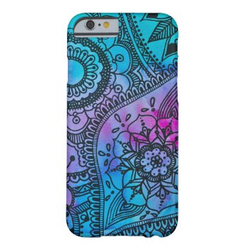 Floral Hippie Print By Megaflora Design Barely There Iphone 6 Case by Megaflora at Zazzle