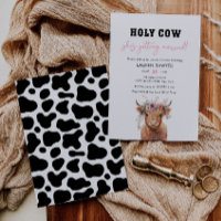 Floral Holy Cow Western Cowgirl Bridal Shower