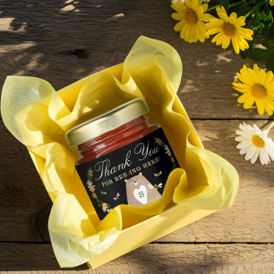 Floral Honey Bear Baby Shower Wildflowers & Bees Jar Favors