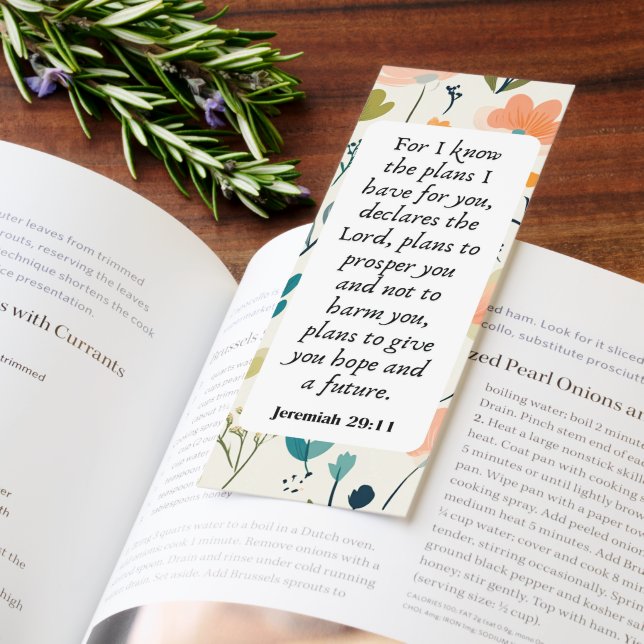 Floral Hope Bible Verse Bookmarks (Book)