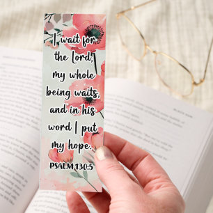 Floral Hope Bible Verse Bookmarks