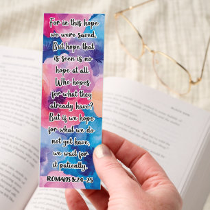 Floral Hope Bible Verse Bookmarks