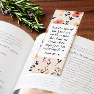 Floral Hope Bible Verse Bookmarks
