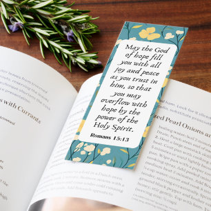 Floral Hope Bible Verse Bookmarks