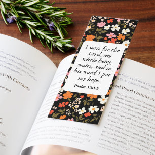 Floral Hope Bible Verses Bookmarks