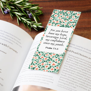 Floral Hope Bible Verses Bookmarks