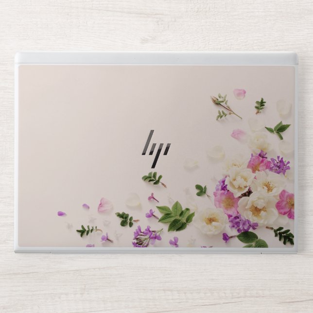 floral HP laptop skin (Front)
