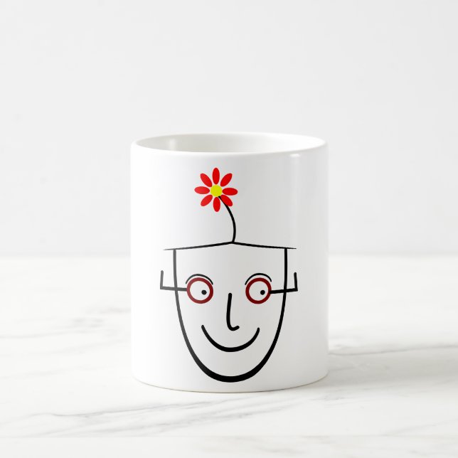 Floral Human Mug (Center)