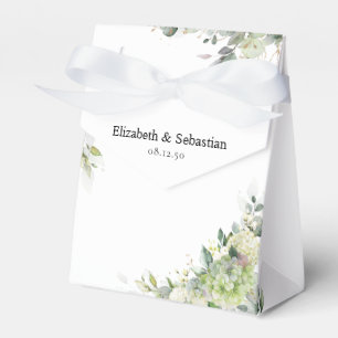 Floral Hydrangeas Wedding Favor Box