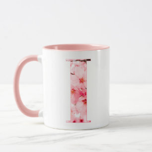 Floral I Initial Mug Personalized Name & Traits