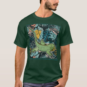 Floral Iguana T-Shirt