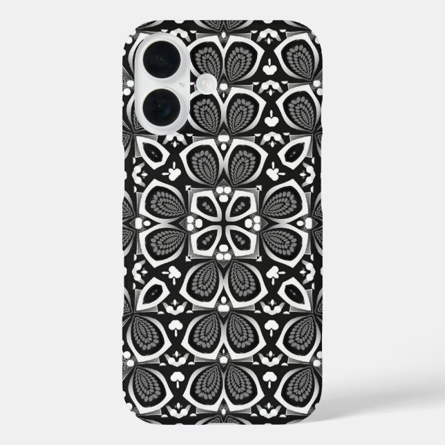 Floral Illusions Pattern Case-Mate iPhone Case (Back)