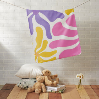 Floral Illustration Baby Blanket