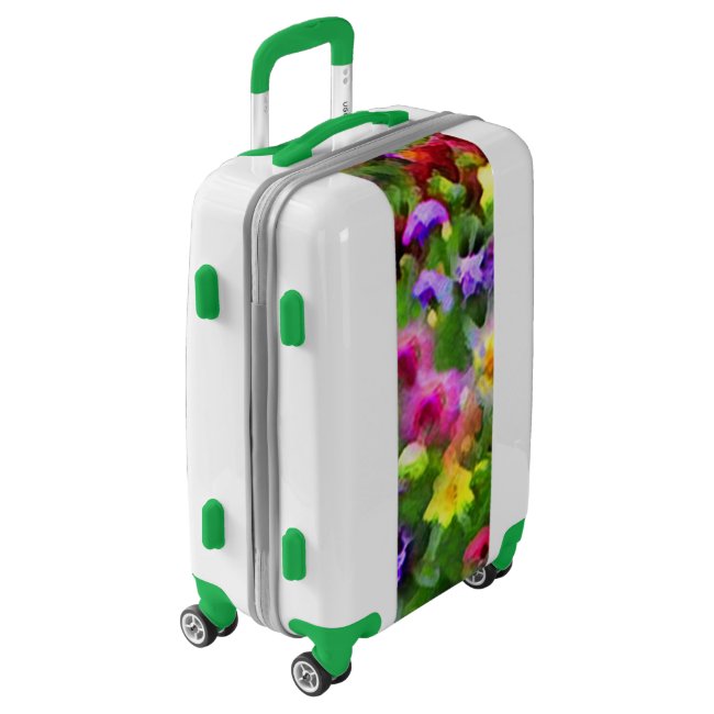 Floral Impressions Garden Flowers Luggage