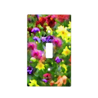 Floral Impressions Light Switch Cover