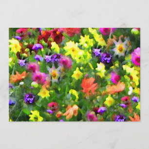 Floral Impressions Summer Solstice Invitation