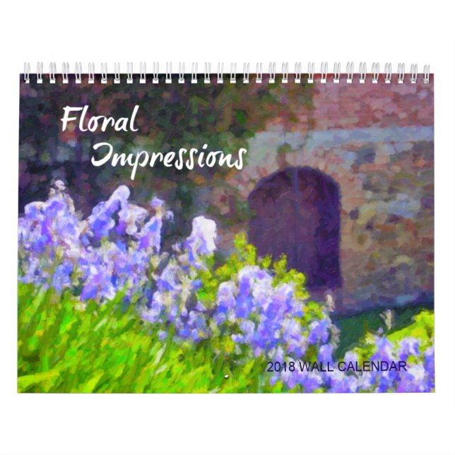 Floral Impressions Wall Calendar 2018 (Cover)