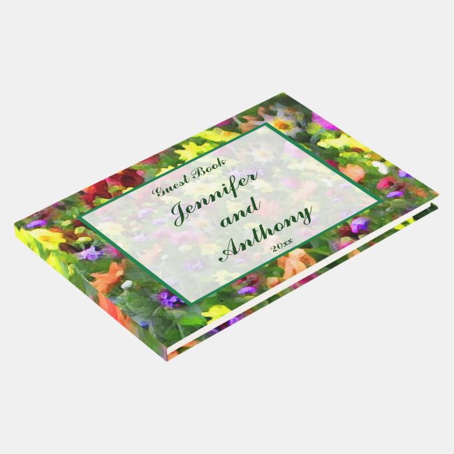 Floral Impressions Wedding Guest Book
