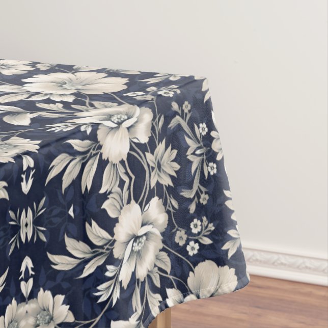 Floral in Blue Tablecloth (In Situ)
