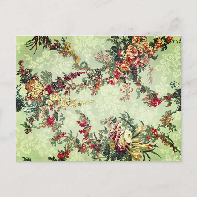 Floral Industrial arts of the 19th Century Postcard (Front)