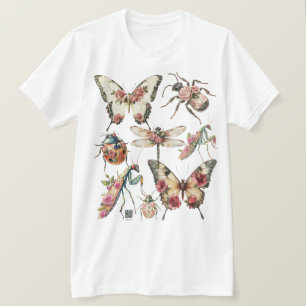 Floral Insects T-Shirt