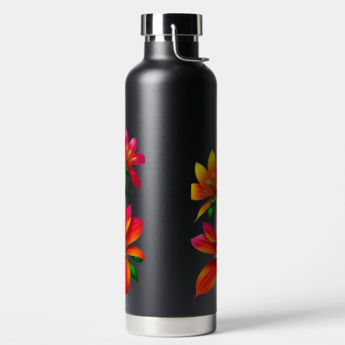  Floral Insulated Water Bottle _ Vibrant design 