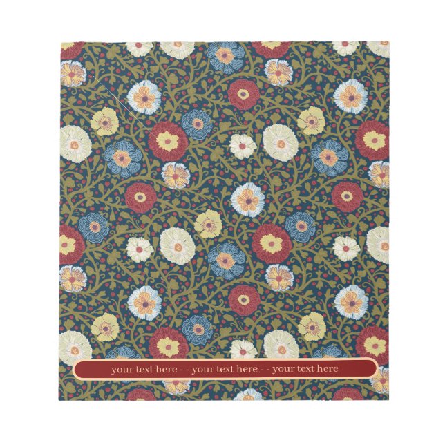 Floral Intelect Notepad (Front)