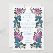 Floral Invitation