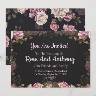 Floral Invitation
