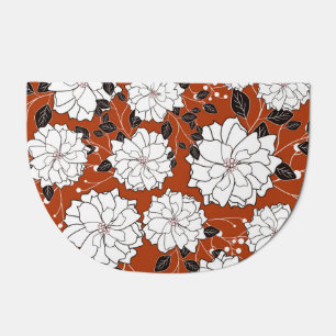 Floral Invitation: Abstract Wedding Doormat