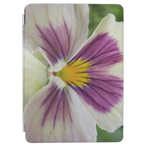 Floral iPad with pink / purple Pansy iPad Air Cover
