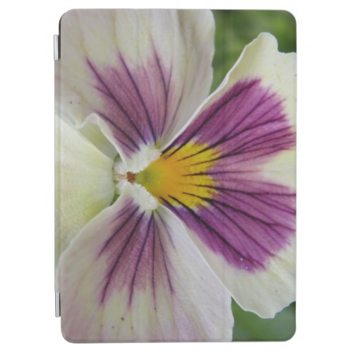 Floral iPad with pink  purple Pansy iPad Air Cover