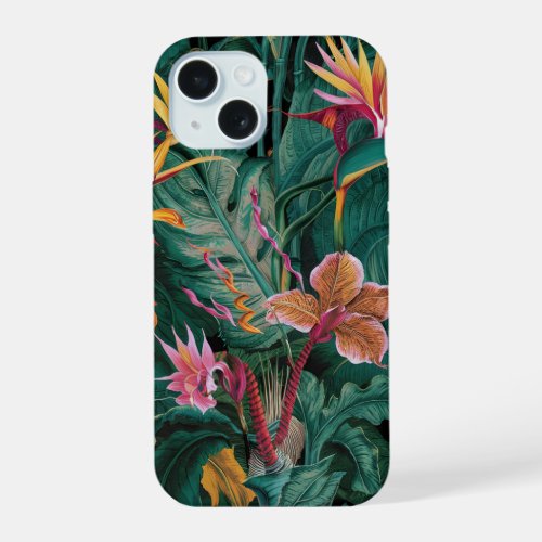 Floral iphone 15 case