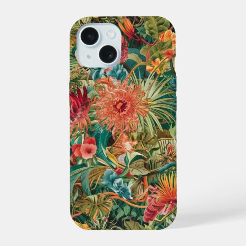 Floral iphone 15 case