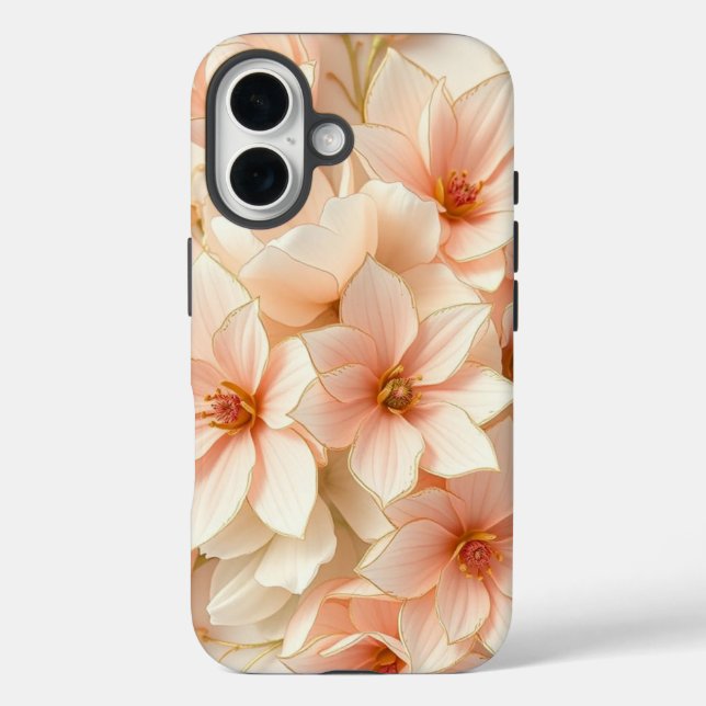 Floral iphone 16 Case Mate (Back)
