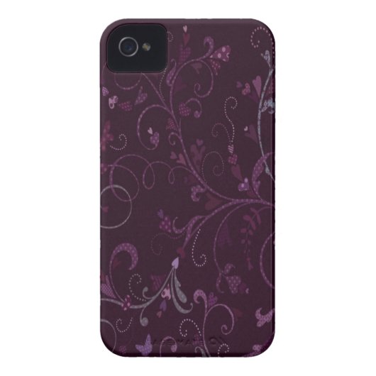 Floral iPhone 4/4S Case Mate Case (Back)