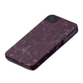 Floral iPhone 4/4S Case Mate Case (Bottom)
