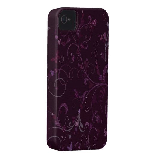 Floral iPhone 4/4S Case Mate Case (Back/Right)