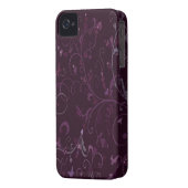 Floral iPhone 4/4S Case Mate Case (Back Left)