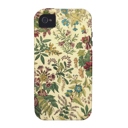 Floral iPhone 4 Case-Mate Case (Back)